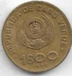 1  escudo  1977  Cabo Verde. km. 17, Ophalen of Verzenden, Losse munt, Overige landen