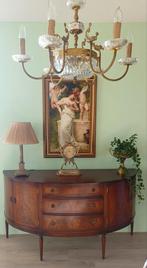 Antiek Franse Kroonluchter Hollywood Regency, Ophalen of Verzenden