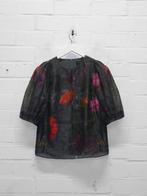 Ted Baker - Prachtige chiffon blouse maat 0/34 - Nieuw €145, Zwart, Nieuw, Ophalen of Verzenden, X