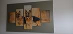 mooie wanddecoratie herders honden, Ophalen, 125 cm of meer, Zo goed als nieuw, 150 tot 200 cm