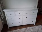 Ikea Hemnes ladekast met 8 lades, Gebruikt, 100 tot 150 cm, Scandinavisch, Ophalen of Verzenden