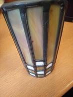 Glas en lood theelichthouder Tiffany, Huis en Inrichting, Lampen | Wandlampen, Ophalen of Verzenden, Gebruikt, Glas