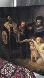 De moord op Ines de Castro (handgeschilderd op linnen doek), Ophalen of Verzenden