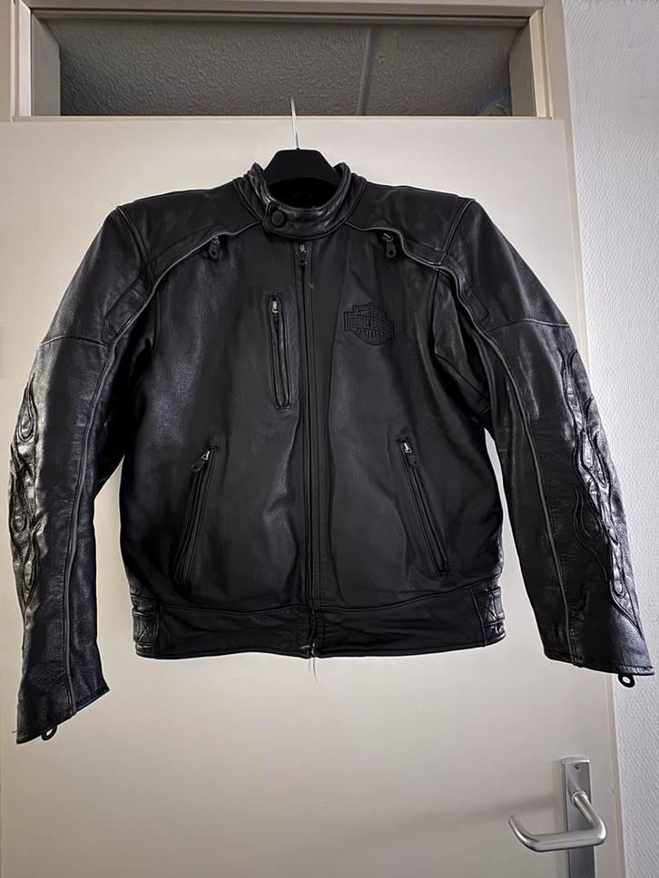 Harley Davidson Leren Jas - Maat M, Motoren, Kleding | Motorkleding, Jas | leer, Heren, Tweedehands, Ophalen of Verzenden