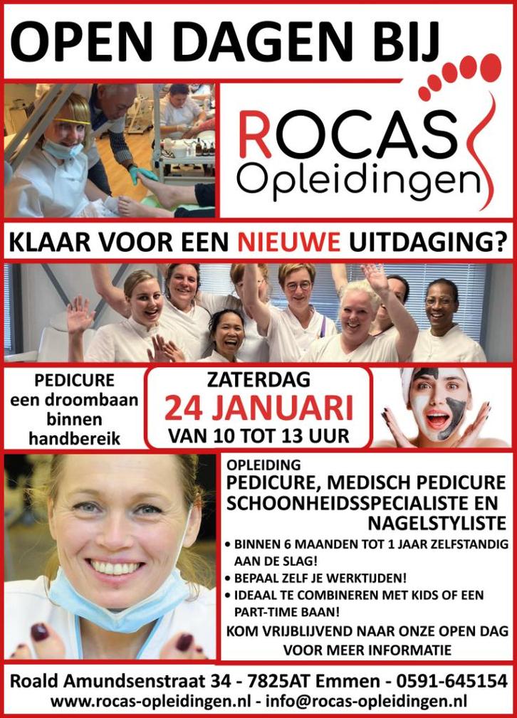 OPEN DAG in EMMEN - OPLEIDING PEDICURE - MEDISCH PEDICURE, Diensten en Vakmensen, Cursussen en Workshops, Behaal erkend diploma