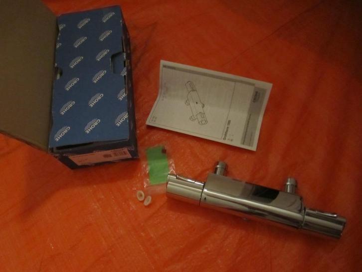 GROHE 120 mm thermostaatkraan douche (nog in doosje), Doe-het-zelf en Verbouw, Sanitair, Zo goed als nieuw, Douche, Chroom, Ophalen of Verzenden