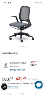 Ergonomisch bureaustoel, Sedus Motion, Huis en Inrichting, Bureaustoelen, Ophalen of Verzenden, Ergonomisch, Zwart