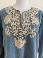 Zara bijzondere tuniek/blouse L 38/40, Maat 38/40 (M), Blauw, Zara, Ophalen of Verzenden