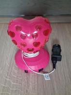 Hartjes kinderlamp met adapter, Ophalen of Verzenden, Zo goed als nieuw, Lamp