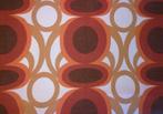 retro vintage mid century funky gordijn lap stof, Ophalen of Verzenden, 100 tot 150 cm, Retro, 150 tot 200 cm
