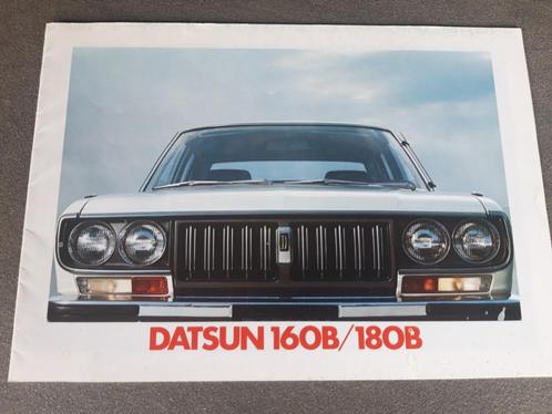 folder Datsun 160 B - 180 B Nederlands, Boeken, Auto's | Folders en Tijdschriften, Zo goed als nieuw, Overige merken, Ophalen of Verzenden