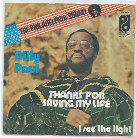 Billy Paul- Thanks for saving my life, Cd's en Dvd's, Vinyl Singles, Gebruikt, Pop, Verzenden