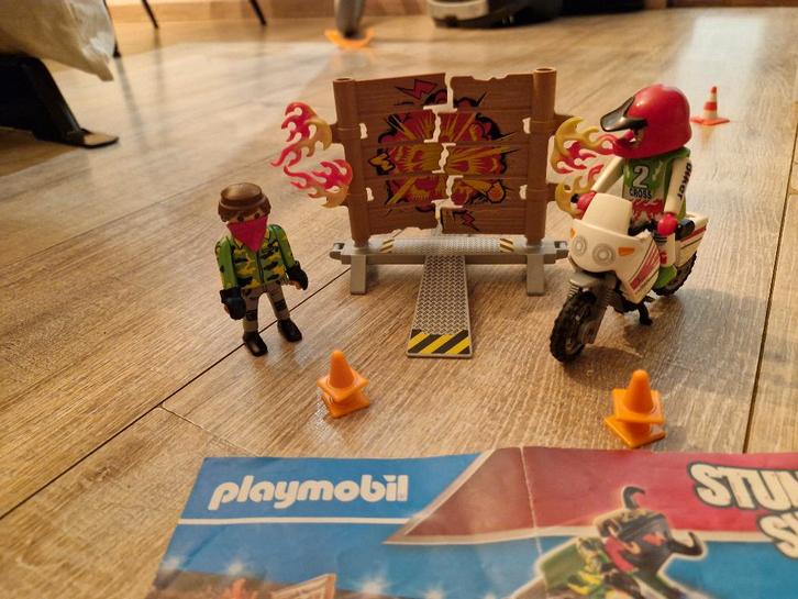 Playmobil stuntshow motor, Kinderen en Baby's, Speelgoed | Playmobil, Zo goed als nieuw, Los playmobil, Ophalen