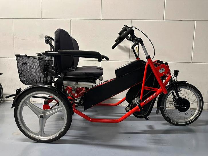 126km! Mooie PF Mobility duofiets, 612Wh accu, garantie!, Fietsen en Brommers, Fietsen | Driewielfietsen, Zo goed als nieuw, Ophalen of Verzenden