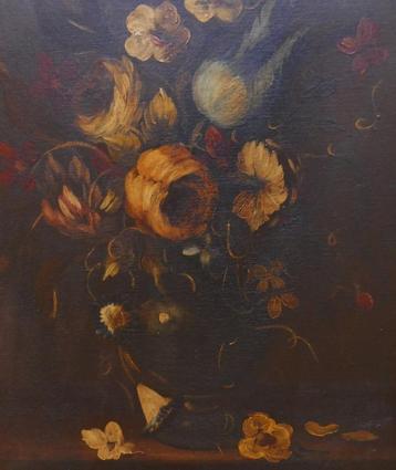 Bloemstilleven in een vaas beschikbaar voor biedingen