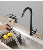 Keukenkraan Pull Out Uittrekbaar Zwart of RVS Geborsteld, Huis en Inrichting, Keuken | Keukenelementen, Minder dan 50 cm, Nieuw