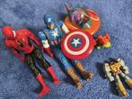 Spiderman, Captain America, alien, transformer en Zuma, Kinderen en Baby's, Speelgoed | Actiefiguren, Ophalen of Verzenden, Gebruikt