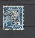 Duitsland, Duitse Rijk Michelnummer 374 met perforatie P&H, Verzenden, Overige periodes, Gestempeld