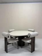 Beton ciré tafel organisch rond 140 dia, Verzenden, Nieuw