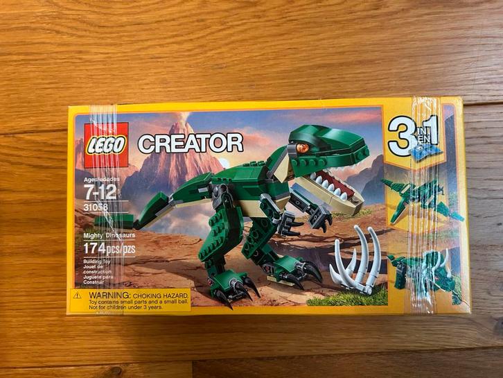 LEGO Creator 31058 Mighty Dinosaurs - Nieuw!, Kinderen en Baby's, Speelgoed | Duplo en Lego, Nieuw, Lego, Complete set, Ophalen of Verzenden