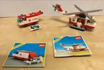 Lego Ziekenauto 6688 & Helikopter 6691 - Jaren '80, Ophalen of Verzenden, Gebruikt, Complete set, Lego