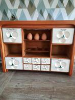 vintage keukenkastje, Huis en Inrichting, Keuken | Keukenelementen, Ophalen, Bruin, Gebruikt, 50 tot 100 cm