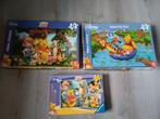 3 Winnie de Pooh puzzels, Ophalen of Verzenden, 10 tot 50 stukjes, Zo goed als nieuw, 2 tot 4 jaar