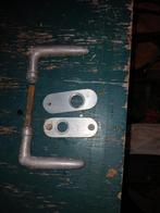Vintage deurklink set, Ophalen of Verzenden, Gebruikt, IJzer, Klink of Kruk