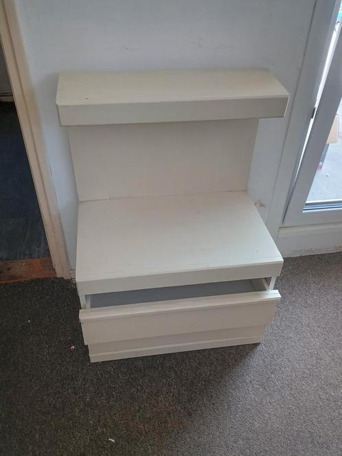 Set met 2 houten kasten en bedplanken zonder frame, Huis en Inrichting, Kasten | Overige, Gebruikt, Ophalen