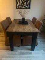 Eettafel // evt incl stoelen., Huis en Inrichting, Tafels | Eettafels, Ophalen, Gebruikt, 100 tot 150 cm, 50 tot 100 cm