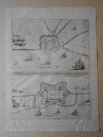 Originele Gravure – Forten Lillo & Liefkenshoek aan de Schel, Antiek en Kunst, Ophalen of Verzenden