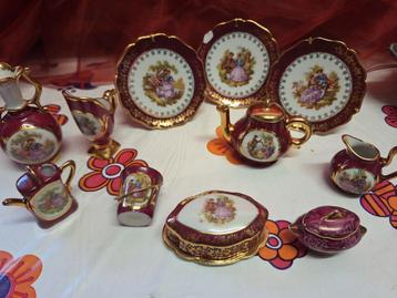 Miniatuur Theeservies Limoges beschikbaar voor biedingen