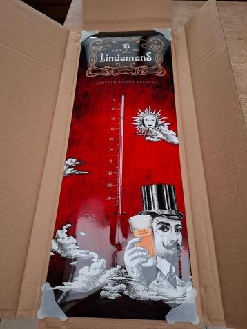Emaillebord met thermometer Lindemans beschikbaar voor biedingen