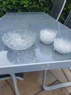 Retro Bowl stel, Ophalen of Verzenden, Overige stijlen, Glas, Schaal of Schalen