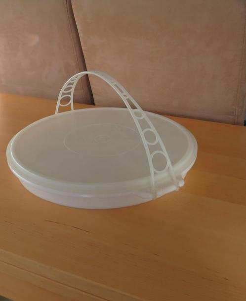 Tupperware Serveerschaal / Hapjesschaal 7 vaks Vintage, Huis en Inrichting, Keuken | Tupperware, Gebruikt, Schaal, Wit, Ophalen