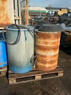 Gebruikte vaten met brandstofresten en doeken gratis afhalen, Kunststof, Gebruikt, 150 liter of meer, Ophalen of Verzenden