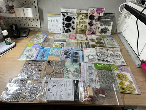 Stempels Set | Allerlei merkjes, Hobby en Vrije tijd, Stempelen, Zo goed als nieuw, Houten stempel, Ophalen of Verzenden