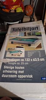 Tafelbiljart, Ophalen, Zo goed als nieuw