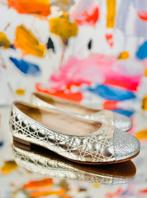 Dior gouden ballerina schoenen meisje maat 33 origineel, Kinderen en Baby's, Schoenen, Dior, Meisje, Gebruikt
