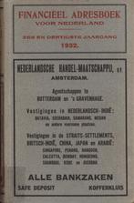 FINANCIËEL ADRESBOEK VOOR NEDERLAND 1932, Boeken, Verzenden