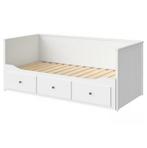 IKEA Hemnes Bed - Wit Houten Bedframe 160x 200, Huis en Inrichting, Slaapkamer | Bedden, Ophalen, Gebruikt, Wit, Tweepersoons