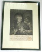Antiek gravure naar een schilderij van Rubens van 1770., Ophalen of Verzenden