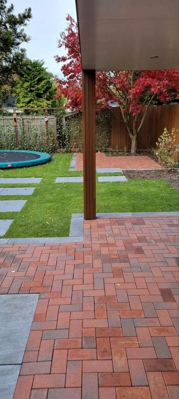 20m2 Hardgebakken klinkers Kerawil rot blau bunt 20x10x4,5cm beschikbaar voor biedingen