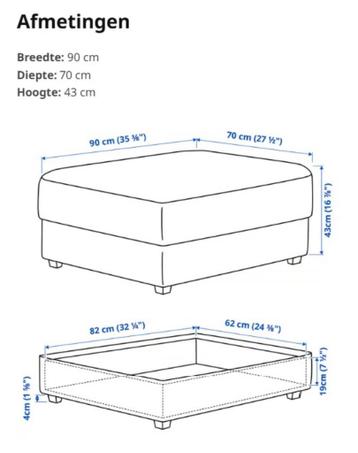 1x Lederen bank IKEA Kivik Grann/Bomstad zwart - afbeelding 7