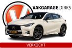 Infiniti Q30 1.6t Aut7 Sport ✅ LED ✅ Pano ✅ Leder, Auto's, Stof, Gebruikt, 700 kg, Wit