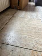 Travertin Tegels 40x40cm 7 losse tegels, Doe-het-zelf en Verbouw, Tegels, 40 tot 60 cm, Gebruikt, Ophalen of Verzenden, Minder dan 5 m²