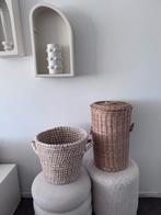 Marokkaanse manden, Huis en Inrichting, Woonaccessoires | Schalen en Manden, Ophalen, Gebruikt, Mand, Rond