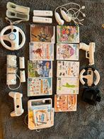 Accessoires en spelletjes voor Nintendo Wii, Spelcomputers en Games, Met 2 controllers, Gebruikt, Met games, Ophalen of Verzenden