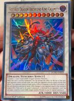 Yu-Gi-Oh! Hot Red Dragon Archfiend King Calamity DUPO 1st !, Ophalen of Verzenden, Zo goed als nieuw, Losse kaart, Foil