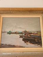 W.A.Knip 55x65 olieverf op doek in zeer goede staat,handgesi, Ophalen of Verzenden
